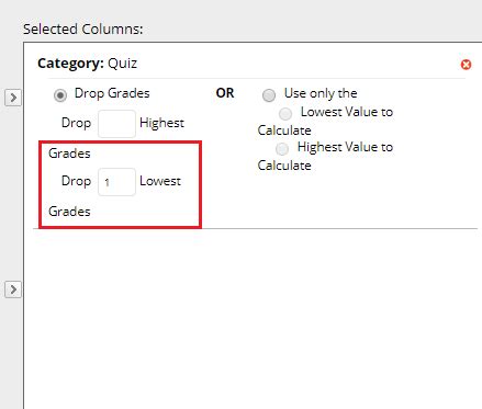 blackboard drop lowest test grade|blackboard drop grades.